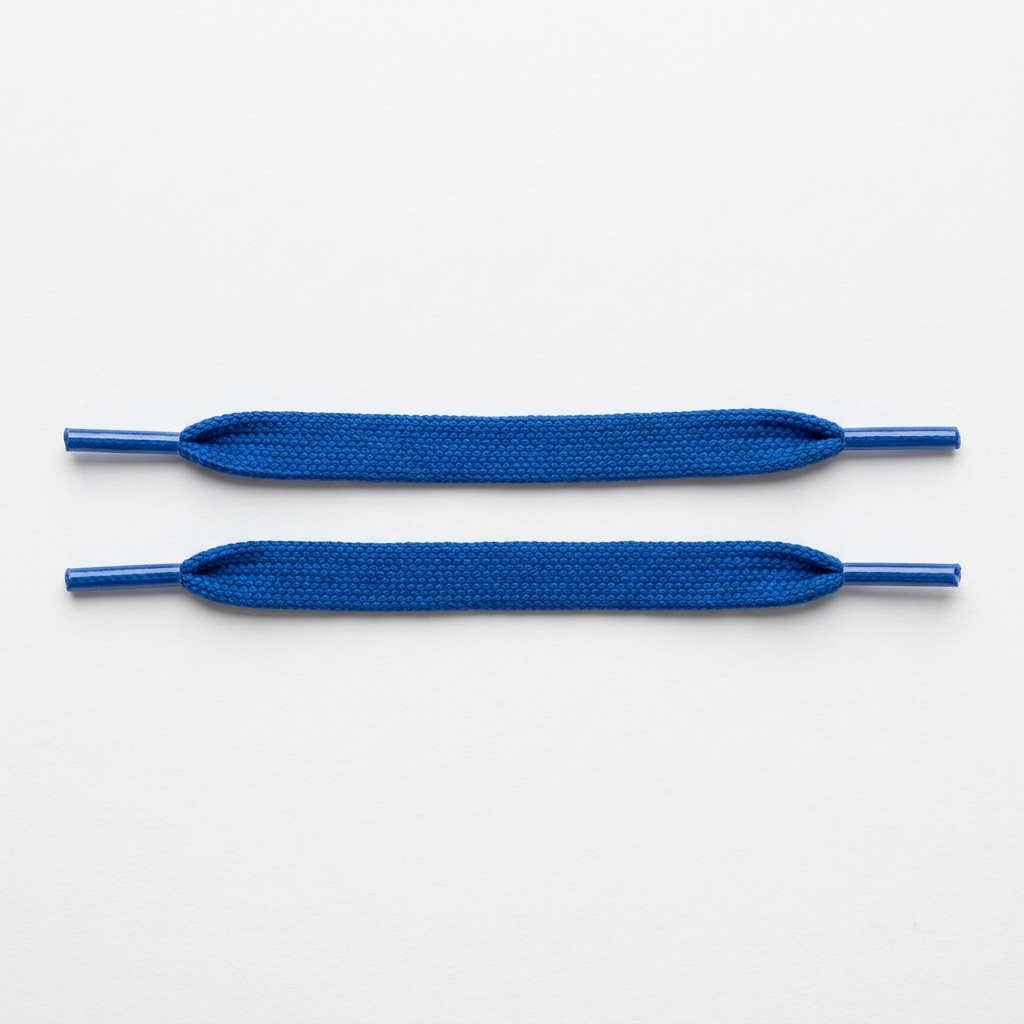 Blue Flat Laces