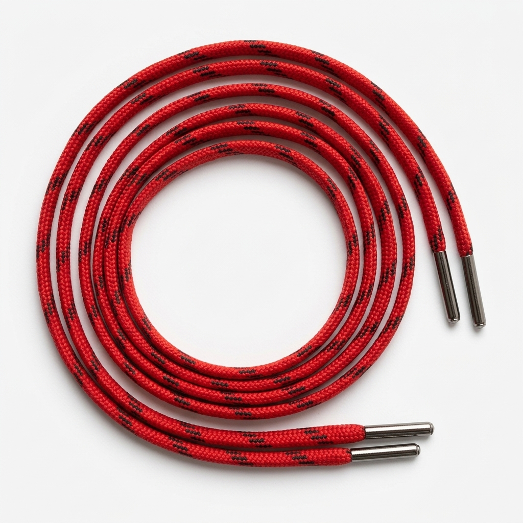 Red Flat Laces